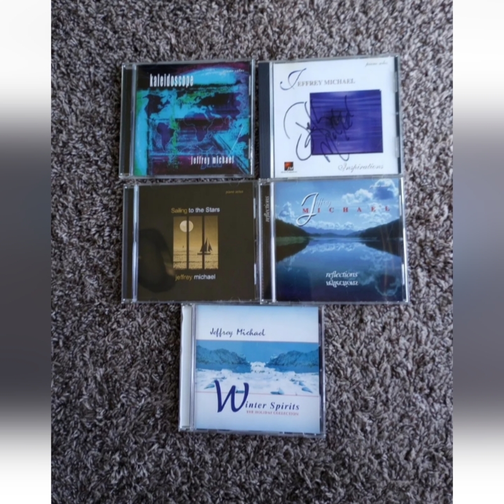 Jeffrey Michael- Piano Solos- 5 CD Lot Kaleidoscope, Reflections -All Si…